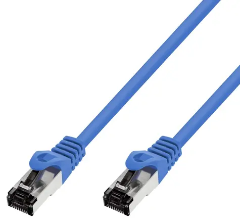Extralink patch kábel Cat8.1 S/FTP modrá / Patch kábel / RJ45 / 15 m / 40 Gbit/s / meď