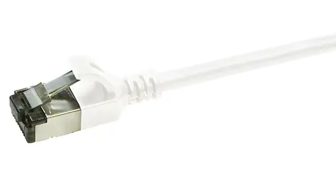 LogiLink SLIM CAT6 biely / Patch kábel / U/FTP / 1 m / RJ-45