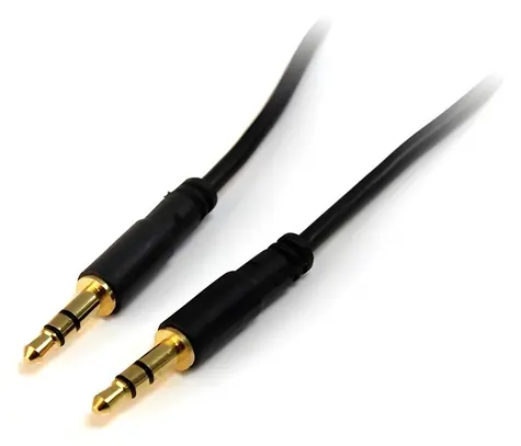 StarTech Audio kábel slim / Audio kábel / 3.5 mm Jack (M) - 3.5 mm Jack (M) / 3 m