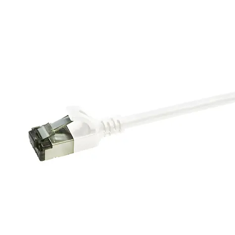 LogiLink SlimLine biela / Patch kábel / Cat6 U/FTP / RJ-45 / 0,3 m