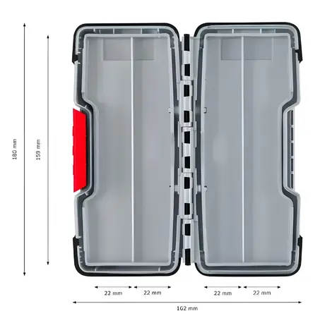 BOSCH PRO Tough Box malý / Organizér / príslušenstvo k náradiu / 43 × 87 × 210 mm