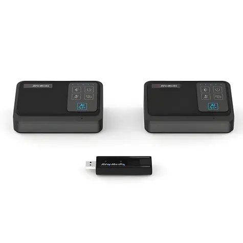 AverMedia AW111 čierna / Mikrofón / sada 2 ks / streaming a nahrávanie