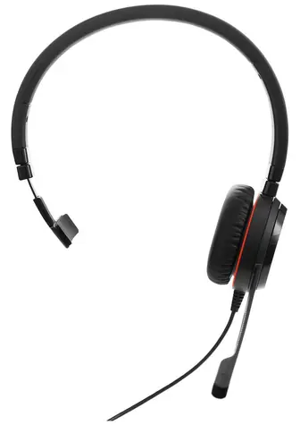 JABRA Evolve 20 SE čierna / Mono náhlavná súprava / mikrofón / USB-C / USB-A / UC