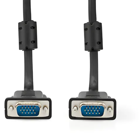 Nedis VGA kábel čierny / Kábel / VGA-VGA / 3 m / Max. 1280x768