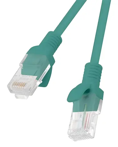Lanberg CAT5E UTP 20 m zelená / Patch kábel / RJ45-RJ45 / CCA / Fluke Passed