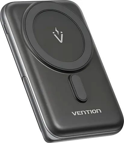 Vention FHNB0 čierna / Power Bank / 10000mAh / MagSafe / Bezdrôtové nabíjanie 20W / USB-C PD / LED displej