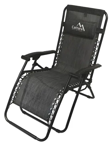 Cattara ALICANTE antracit / Lehátko / 150 x 66 x 100 cm / nosnosť: 120 kg