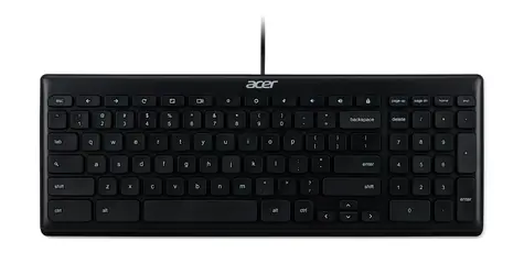Acer AKW900 čierna / Klávesnica / drôtová / US layout