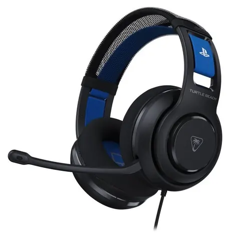 Turtle Beach Atlas 200 čierna / Herné slúchadlá pre PS5/PS4 / 50mm meniče / 3.5 mm jack / mikrofón Flip-to-Mute