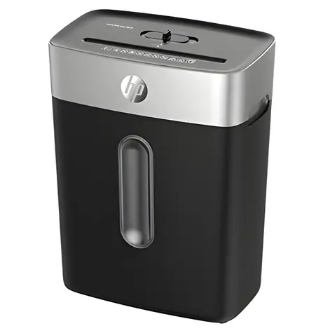 HP OneShred 8CC čierna / Skartovač / krížový rez / kapacita 8 listov / P-4 / kôš 15 l