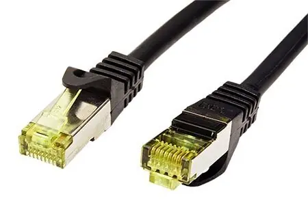 Goobay Cat7 3M čierna / Patch kábel / S/FTP / LSZH