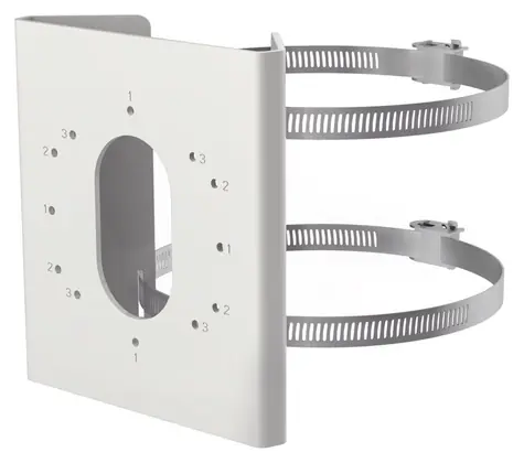 HIKVISION DS-1275ZJ-S-SUS / Adaptér na stĺp / Nerezová oceľ / Priemer stĺpa 67-127 mm / Nosnosť 10 kg