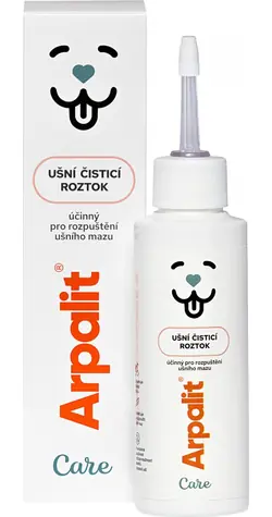 Arpalit Care ušný čistiaci roztok / Ušný čistiaci roztok / 100 ml / pre psov a mačky