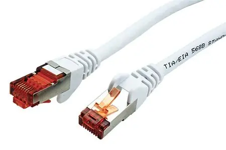 Goobay Cat 6 S/FTP 20 m biela / Patch kábel / RJ45-RJ45