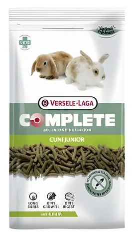 Versele Laga Cuni Junior Complete / Granule pre králiky / mláďa do 8 mesiacov / bez obilnín / 1,75 kg