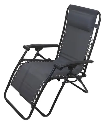 Cattara ALICANTE sivé / Ležadlo / 150 x 66 x 100 cm / nosnosť: 120 kg