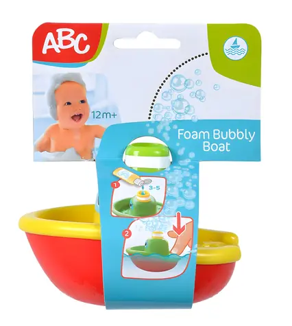 Simba Lodička s bublinkami ABC / Kúpacia hračka / 11 cm / 2 druhy