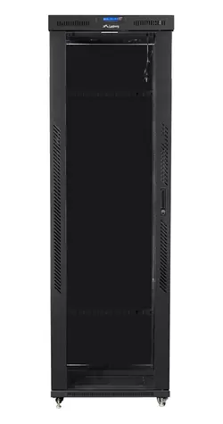 Lanberg Rozvádzač 47U čierna / Stojanový rozvádzač / 19" / 800x1200 mm / LCD panel / nosnosť 1200 kg