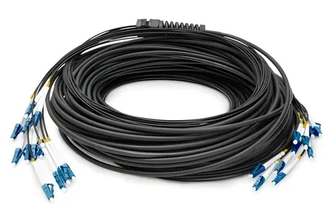 Digitus DK-2A33CU050BK-BBB čierny / Optický kábel / LC/UPC / Duplex / Singlemode OS2 / 50 m