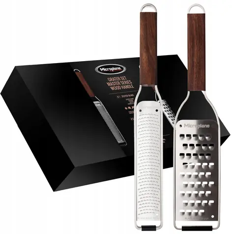 Microplane Master Grater Set / Sada strúhadiel / drevená rukoväť