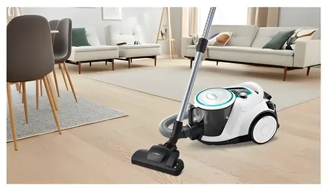 BOSCH Serie 6 BGC41XHYG biela / Bezvreckový vysávač / UltraAllergy filter / 68 dB / rádius 10 m