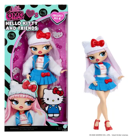 MGA Bábika LOL Surprise OMG Hello Kitty & Friends - Hello Kitty / od 4 rokov