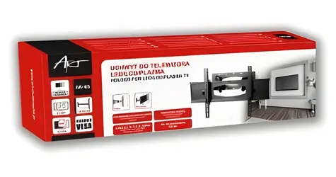 ART AR-65 čierna / Nástenný držiak pre monitor / 600x400 mm / 32 "-80" / až do 60 kg