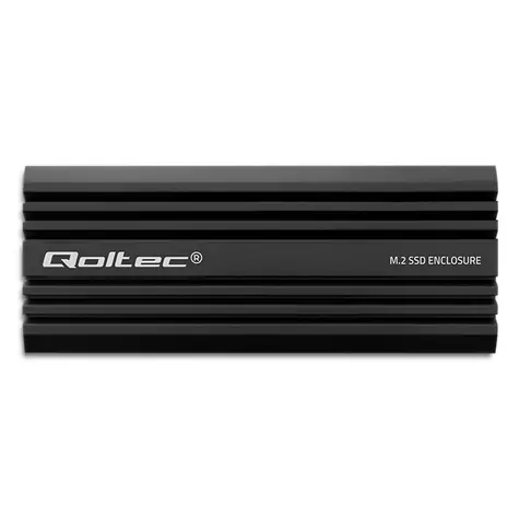 Qoltec NV2270 / Externý box pre SSD M.2 / SATA / NVMe / USB-C / 2TB