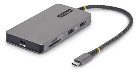 StarTech USB-C Multiport Hub 140W / Rozbočovač / HDMI 4K / Ethernet RJ-45 / 2x USB-A / čítačka kariet