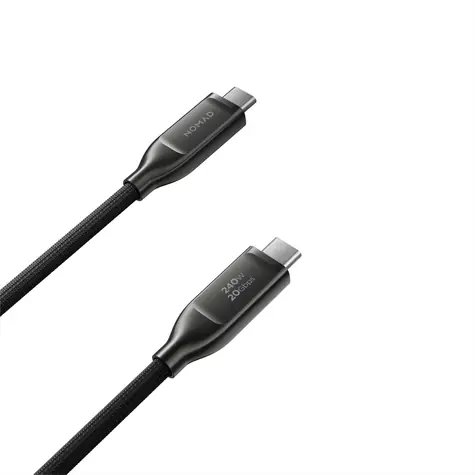 Nomad Kevlar Cable USB4 carbide V3 / Kábel / USB-C - USB-C / 0,3 m / 20 Gbps / 240 W