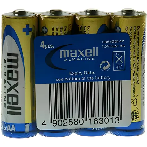 Maxell Alkaline AA / Batéria / 1,5V / 4 ks