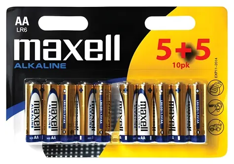 Maxell AA / Alkalická batéria / 1,5 V / 10 ks