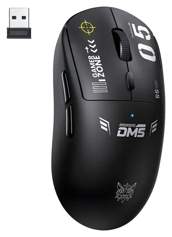 ONIKUMA DM05 čierna / Herná myš / RGB / drôtová aj bezdrôtová / 12800 DPI / 6 tlačidiel