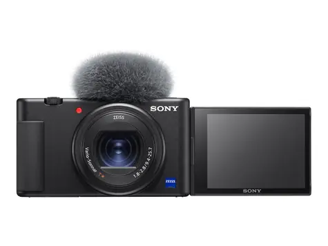 Sony ZV-1 / Kompaktný fotoaparát na vlogovanie / Vyklopný LCD displej / Smerový mikrofón