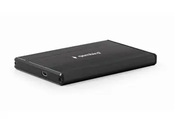Gembird Externý box 2,5" čierna / USB 3.0 case / SATA / brúsený hliník