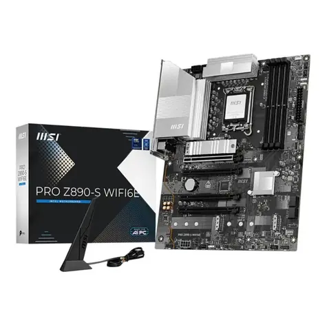 MSI PRE Z890-S WIFI6E / Základná doska / Z890 / LGA 1851 / 4X DDR5 / 2,5 GLAN / ATX