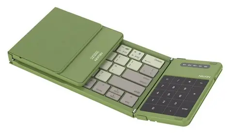 Nillkin Cube zelená / Skladacia klávesnica / Bluetooth / Touchpad / Numerická klávesnica