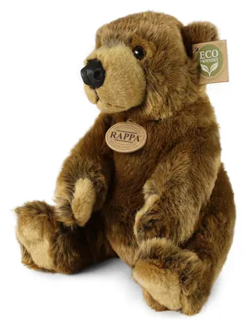 Rappa Plyšový medveď hnedý 25 cm / ECO-FRIENDLY / od 0 mesiacov