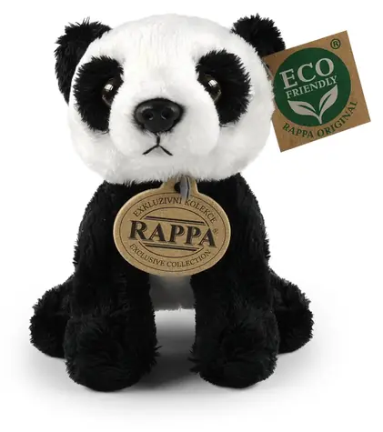 Rappa Plyšová panda 13 cm / ECO-FRIENDLY / od 0 mesiacov