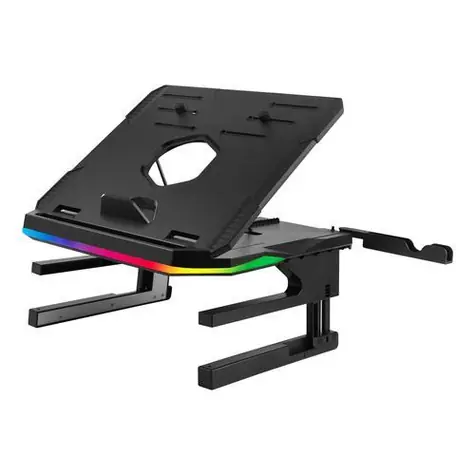Enermax RTSTAND čierna / Stojan pre notebook / do 17" / výškovo nastaviteľný / sklon 0-42,5 ° / otočný 360°