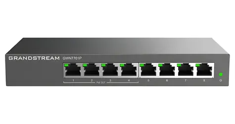 Grandstream GWN7701P / Switch / 8x Gigabit RJ45 / 4X PoE / Unmanaged