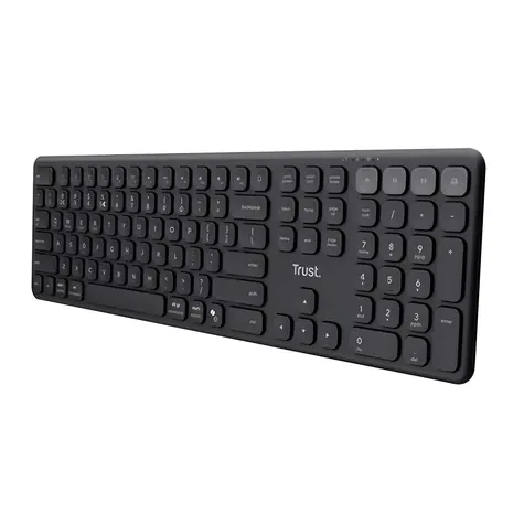 Trust Vaiya čierna / Klávesnica / Bezdrôtová / Multidevice / CZ/SK / Bluetooth