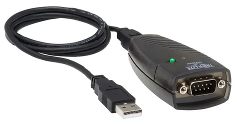 EATON adaptér USB-A na RS232 DB9 0,91 m čierna / Adaptér / DB9 samec / USB-A samec