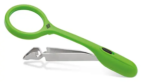 WEDO Quickex zelená / Odstraňovač kliešťov / lupa / LED