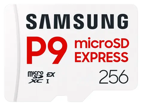 Samsung P9 Express / Pamäťová karta microSDXC / 256 GB / SD Express / UHS-I U3 / čítanie: 800 MB/s