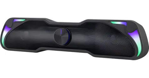 Defender Z7 čierna / Soundbar / 2.0 / 6W / Bluetooth / USB / LED