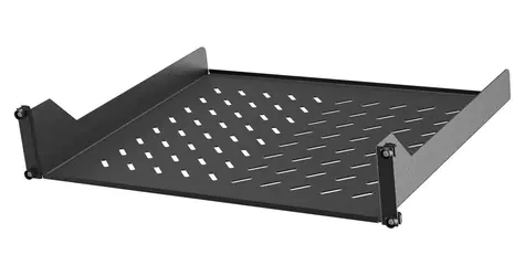 Vertiv 19" pevná konzolová polica 2U čierna / Polica do racku / 2U / nosnosť 22,5 kg