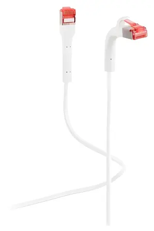 Shiverpeaks Cat 6A U/FTP biela / Patch kábel / 0,25 m / Flexibilný konektor / RJ-45