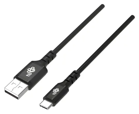 TB Touch 1 m čierna / Dátový kábel / USB-A (M) - USB-C (M) / Okrúhly