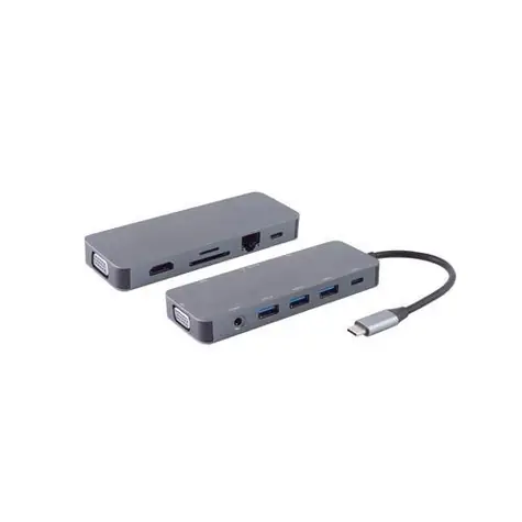 Shiverpeaks USB-C Multiport dokovacia stanica 11v1 / Dokovacia stanica / USB-C / 11 portov
